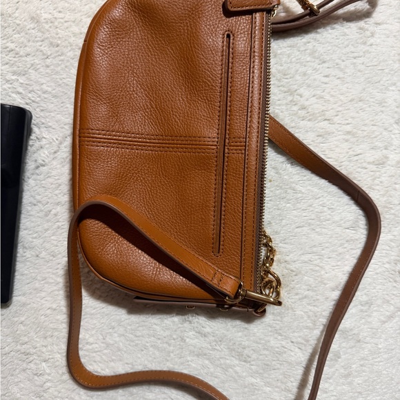 Fossil Tan and Cream Shoulder Bag - Picture 3 of 5